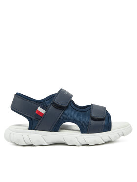 Tommy Hilfiger Tommy Hilfiger Sandále Velcro Sandal T1B2-33898-1591 S Tmavomodrá