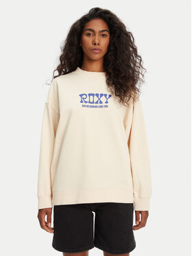 Roxy Roxy Μπλούζα ERJFT04941 Μπεζ Regular Fit