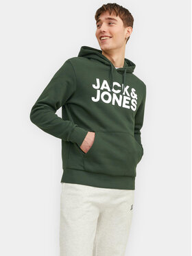 Jack&Jones Jack&Jones Bluza Corp 12152840 Zielony Standard Fit