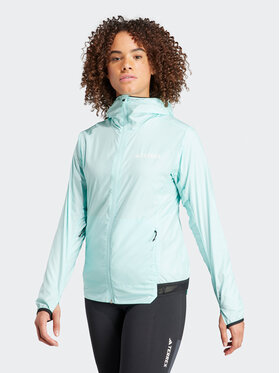 adidas adidas Neperpučiama striukė Terrex Xperior Windweave Wind HZ5317 Mėlyna Slim Fit