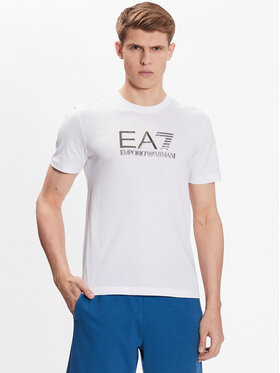 EA7 Emporio Armani EA7 Emporio Armani T-Shirt 3RPT71 PJM9Z 1100 Biały Regular Fit