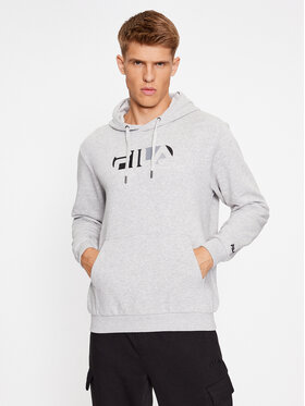 Fila Fila Džemperis ar kapuci FAM0511 Pelēks Regular Fit
