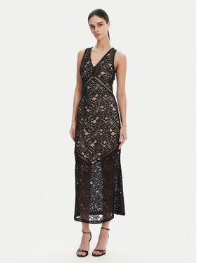 Guess Guess Rochie cocktail W5GT37 KCS90 Negru Slim Fit