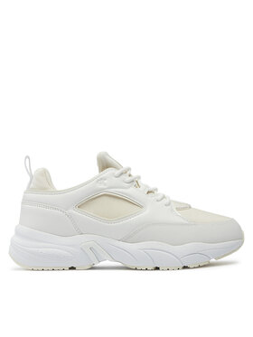 Calvin Klein Jeans Calvin Klein Jeans Tenisice Retro Tennis Low Lace Mix Mg Mtr YW0YW01497 Écru