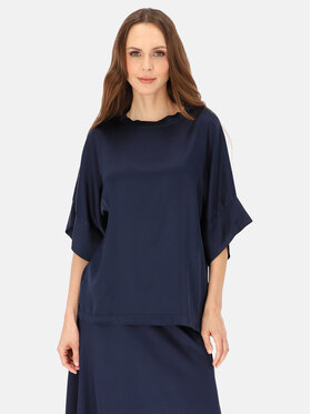 L’AF L’AF Bluzka Sheron Granatowy Loose Fit