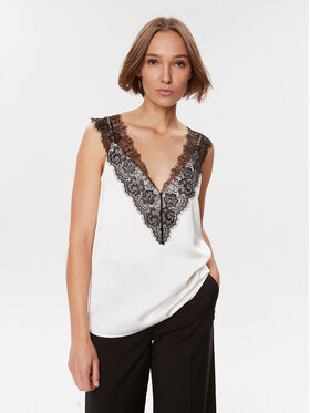 Boss Boss топ Belinga 50502575 Бял Regular Fit
