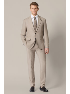 Lancerto Lancerto Garnitur Alessandria GA073126000002 Beżowy Slim Fit