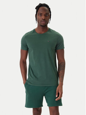 Tommy Jeans Tommy Jeans Póló DM0DM04411 Zöld Slim Fit