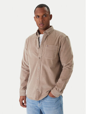 Tommy Jeans Tommy Jeans Camicia Baby Cord DM0DM22021 Beige Regular Fit