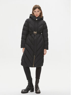 PINKO PINKO Зимова куртка Computer 101601 A11M Чорний Regular Fit
