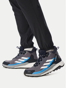 adidas adidas Трекінгові черевики Terrex Anylander Mid Rain.Rdy Hiking Shoes JR6593 Сірий