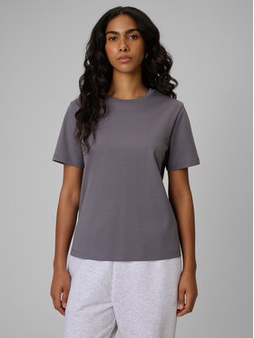 4F 4F T-Shirt BASIC+ Szary Regular Fit