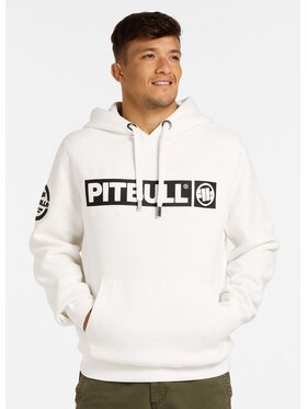 PITBULL PITBULL Bluza Bluza męska z kapturem Sherwood L Biały Regular Fit