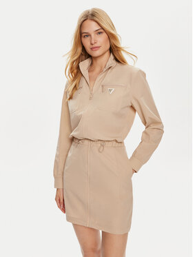 Guess Guess Kasdieninė suknelė Aurelie V4YK01 WG982 Smėlio Regular Fit