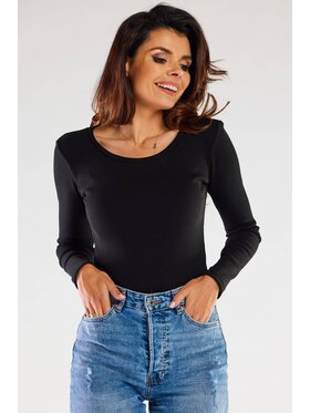 Infinite You Infinite You Blusa M284 Nero Basic Fit