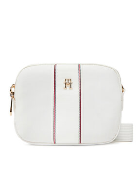 Tommy Hilfiger Tommy Hilfiger Handtasche Poppy Camera Bag Corp AW0AW17230 Weiß