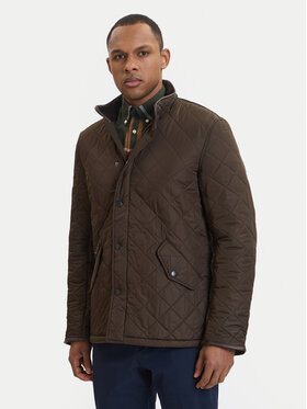 Barbour Barbour Μπουφάν μεταβατικό MQU0281OL51 Powell Πράσινο Slim Fit