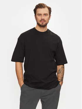 Jack&Jones Jack&Jones T-Shirt Charge 12259975 Czarny Oversize
