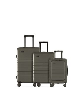 Eternitive Eternitive Komplet walizek E3 Zielony
