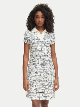 Tommy Hilfiger Tommy Hilfiger Vestito da giorno 1985 Pique WW0WW49719 Beige chiaro Regular Fit