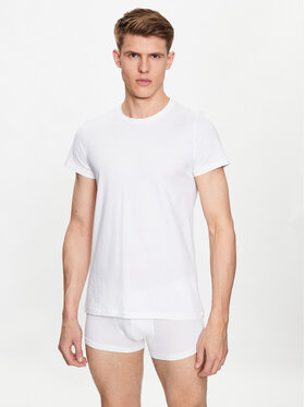 HOM Marškinėliai 401330 Balta Regular Fit