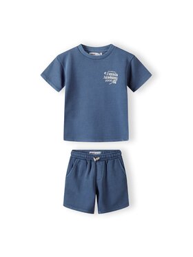 MINOTI MINOTI T-Shirt 23fleece72 Niebieski Regular Fit