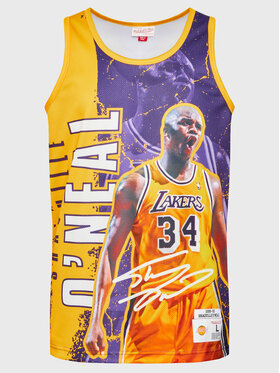 Mitchell & Ness Mitchell & Ness Tank top TNMK5010 Fioletowy Regular Fit