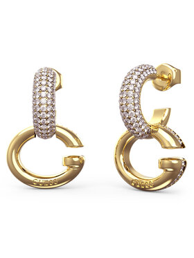 Guess Guess Kolczyki JUBE04 521JW Złoty