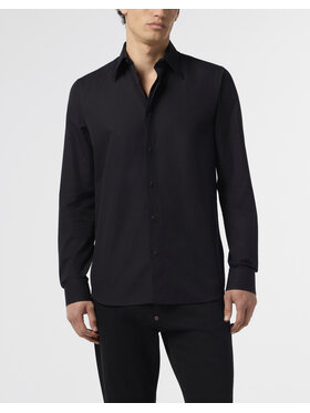 PHILIPP PLEIN PHILIPP PLEIN Koszula 29054 Czarny Fitted Fit