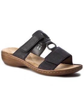 Rieker Rieker Šlepetės 60885-00 Juoda