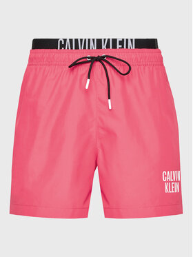 Calvin Klein Swimwear Calvin Klein Swimwear Szorty kąpielowe KM0KM00798 Różowy Regular Fit