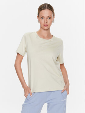 Calvin Klein Calvin Klein T-Shirt Micro Logo K20K205454 Zielony Regular Fit