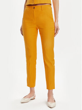 Marella Marella Spodnie materiałowe Oceania 2413131062 Pomarańczowy Regular Fit