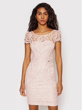 Rinascimento Rinascimento Φόρεμα κοκτέιλ CFC0107612003 Ροζ Slim Fit