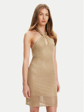 Guess Guess Kötött ruha W5YK34 Z24F0 Arany Slim Fit