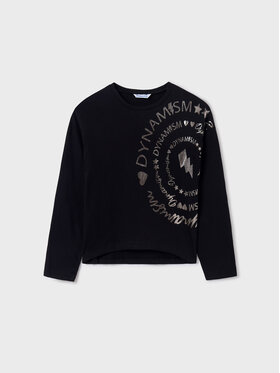 Mayoral Mayoral Bluza 7.058 Črna Regular Fit