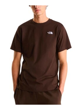 The North Face The North Face T-Shirt Evolution Simple Dome Tee Brązowy Regular Fit