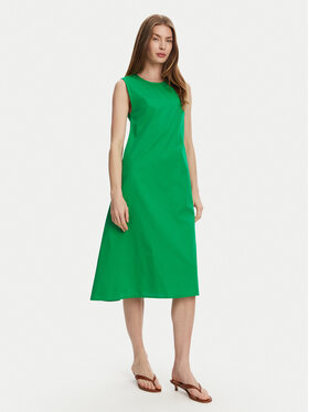 Selmark Selmark Лятна рокля BL495 Зелен Regular Fit