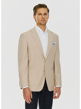 Pako Lorente Pako Lorente Marynarka P24SF-3X-006 Beżowy Slim Fit
