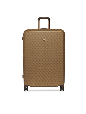 Guess Guess Valiză mare Latona Travel TWHK92 11988 Bej închis
