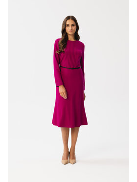 Stylove Stylove Sukienka codzienna S347 Fioletowy Modern Fit