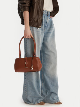 Guess Guess Τσάντα Carrie HWVG98 96080 Καφέ