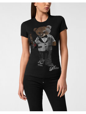 PHILIPP PLEIN PHILIPP PLEIN T-shirt 27357 Nero Skin Tight Fit