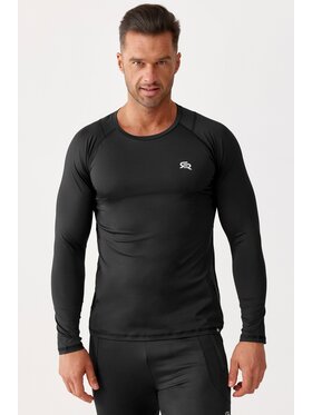 ROUGH RADICAL ROUGH RADICAL Koszulka techniczna VITAL ZIP LS Czarny Slim Fit