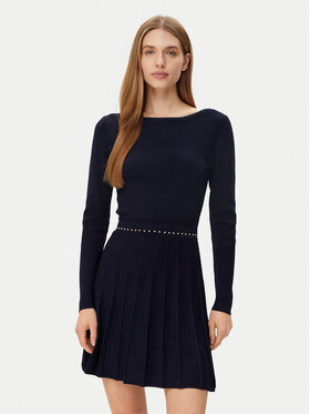 Morgan Morgan Φόρεμα υφασμάτινο 251-RMCLO Σκούρο μπλε Slim Fit
