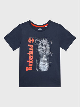 Timberland Timberland Футболка T25T82 S Cиній Regular Fit