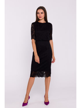 Stylove Stylove Košilové šaty S379 Černá Ladies Fit