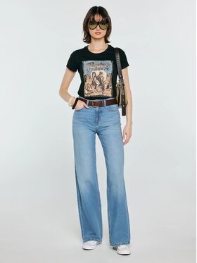 BIG STAR BIG STAR T-Shirt ERELLSA_906_150 Czarny Basic Fit