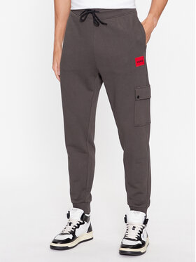 Hugo Hugo Долнище анцуг Dwellrom 50479164 Сив Relaxed Fit