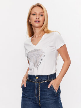 Liu Jo Liu Jo T-Shirt WF3080 JS923 Biały Regular Fit